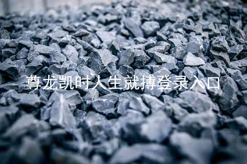 尊龙凯时人生就搏登录入口